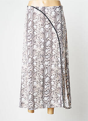 Fustă lungă roz CAMAIEU femeie