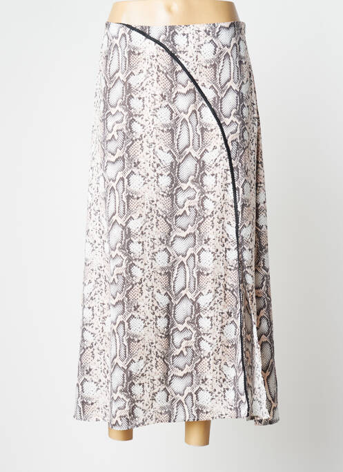 Fustă lungă roz CAMAIEU femeie