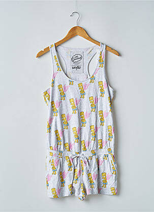 Pijamale scurte gri UNDIZ femeie