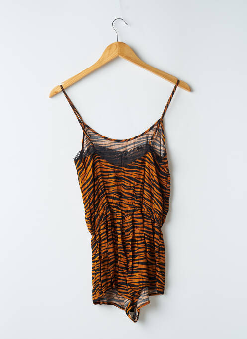 Pijamale scurte tip de tricou portocaliu UNDIZ femme