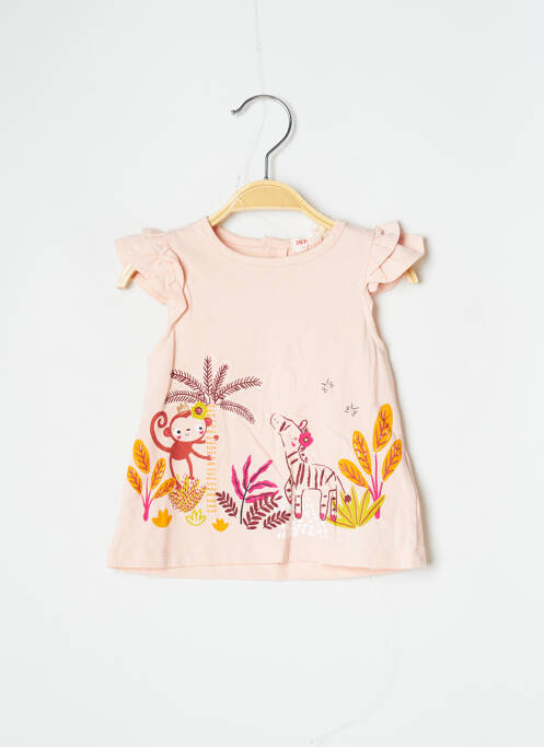 Tricou roz DPAM fată