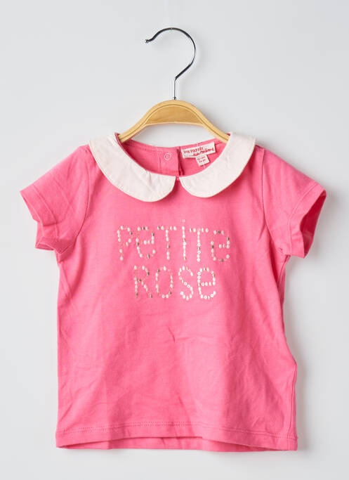 Tricou roz DU PAREIL AU MÊME fată