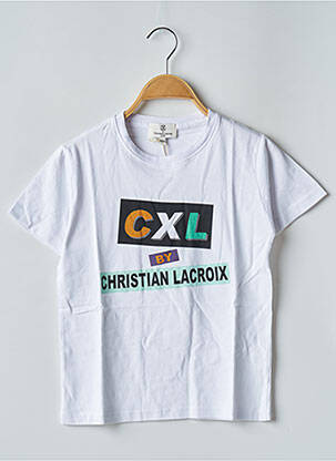 Tricou alb CL BY CHRISTIAN LACROIX copil