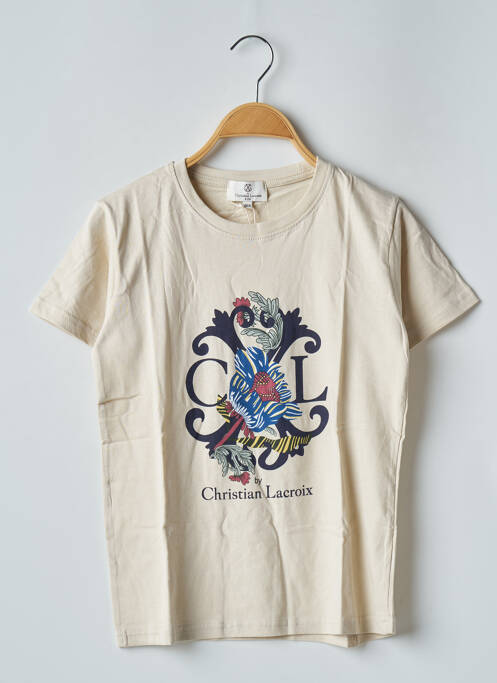 Tricou bej CL BY CHRISTIAN LACROIX copil
