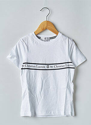 Tricou alb CL BY CHRISTIAN LACROIX copil