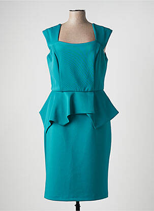 Rochie midi verde FASHION NEW YORK femeie