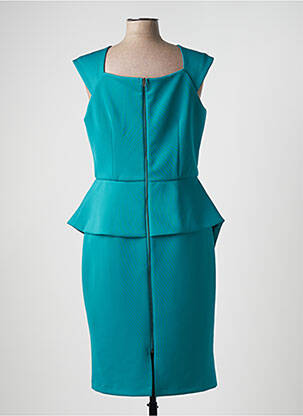 Rochie midi fără mâneci fără mâneci verde FASHION NEW YORK femeie