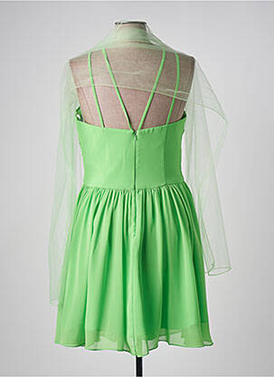 Rochie midi croială fluidă fără mâneci verde FASHION NEW YORK femeie