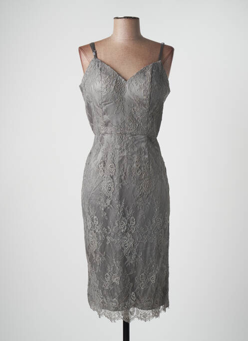 Rochie midi gri CHIC CHIC femeie