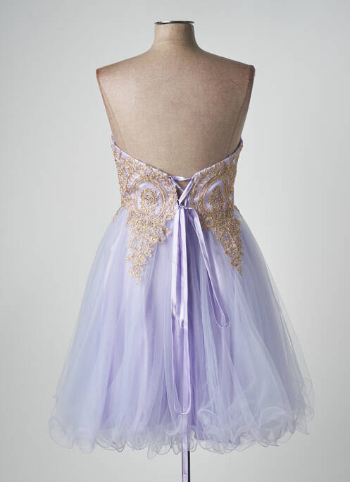 Rochie scurtă violet FRANCE MODE femeie