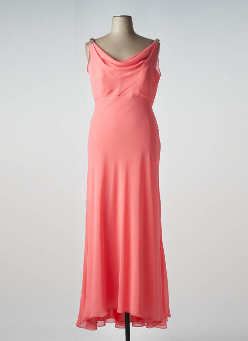 Rochie lungă roz FASHION NEW YORK femeie