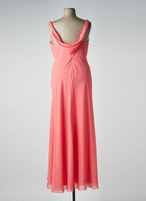 Rochie lungă roz FASHION NEW YORK femeie