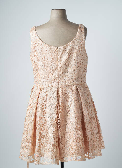 Rochie midi bej FRANCE MODE femeie