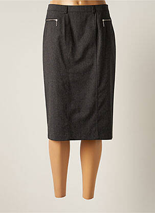 Fustă midi gri CHRISTINE LAURE femeie