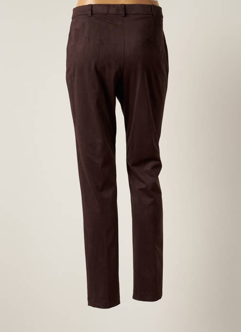 Pantalon slim maro CHRISTINE LAURE femeie