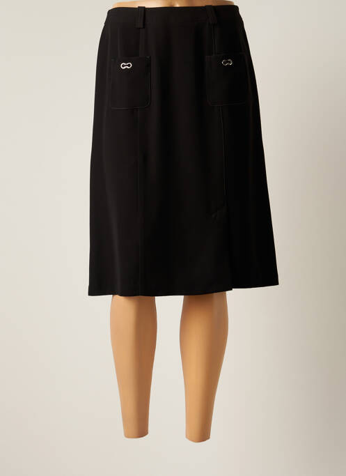 Fustă midi negru CHRISTINE LAURE femeie