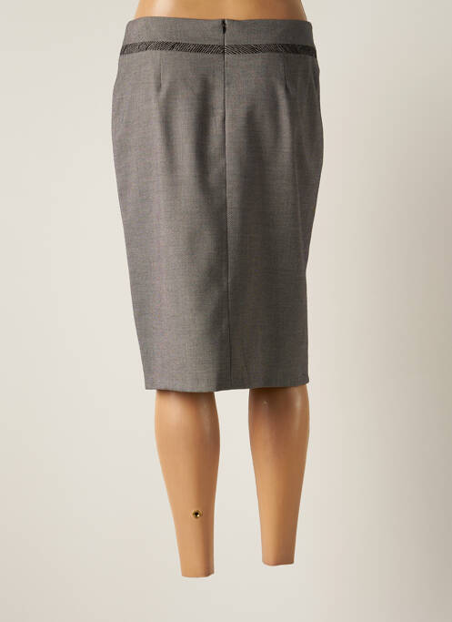 Fustă midi gri CHRISTINE LAURE femeie