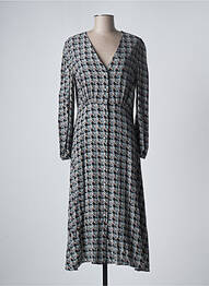 Rochie lungă mâneci lungi mâneci lungi negru ARTLOVE femeie