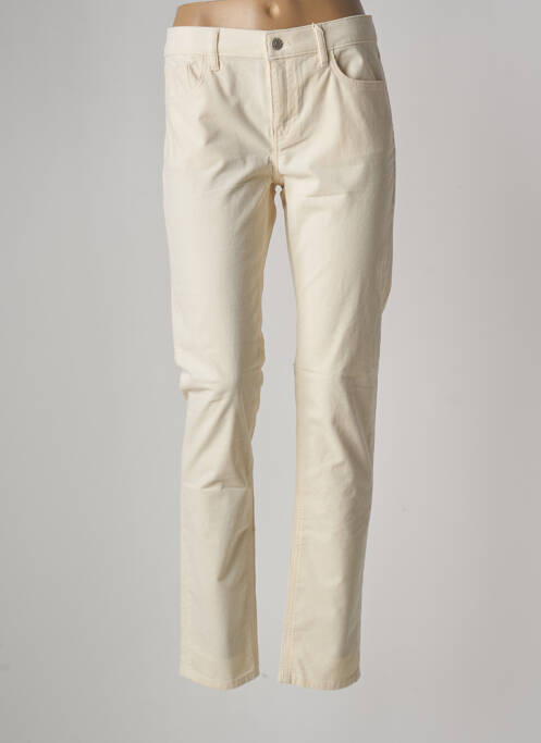 Pantalon slim bej ESPRIT femeie