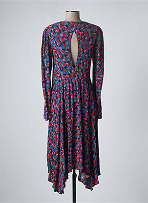 Rochie midi croială fluidă mâneci lungi albastru ESPRIT femeie