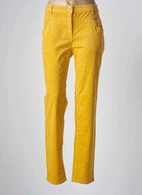 Pantalon slim galben CECIL femeie