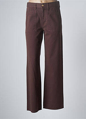 Pantalon larg maro HAPPY femeie