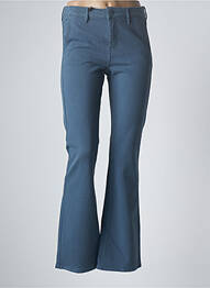 Pantalon evazat elasticitate mărime normală albastru HAPPY femme