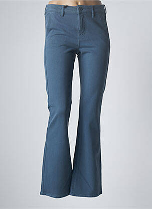 Pantalon evazat albastru HAPPY femeie