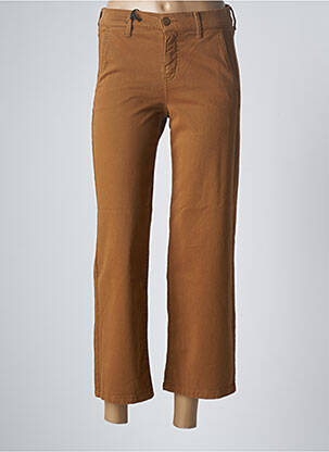 Pantalon 7/8 elasticitate mărime normală maro HAPPY femeie