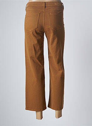 Pantalon 7/8 elasticitate mărime normală maro HAPPY femeie