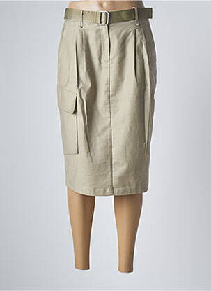 Fustă midi bej ESPRIT femeie