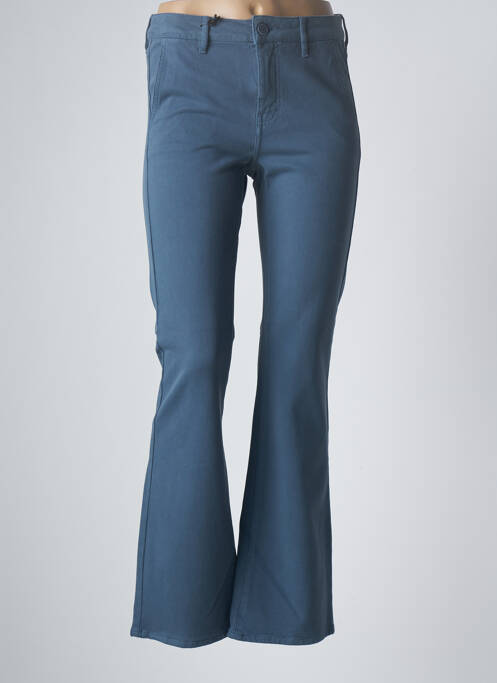 Pantalon evazat albastru HAPPY femeie