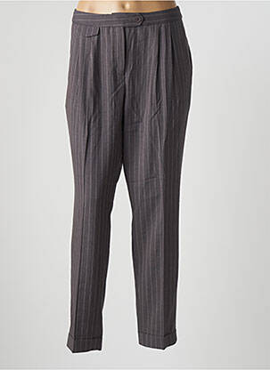 Pantalon slim țesătură poplin mărime normală gri ESPRIT femeie