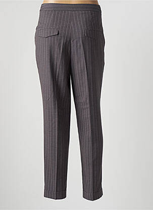 Pantalon slim țesătură poplin mărime normală gri ESPRIT femeie