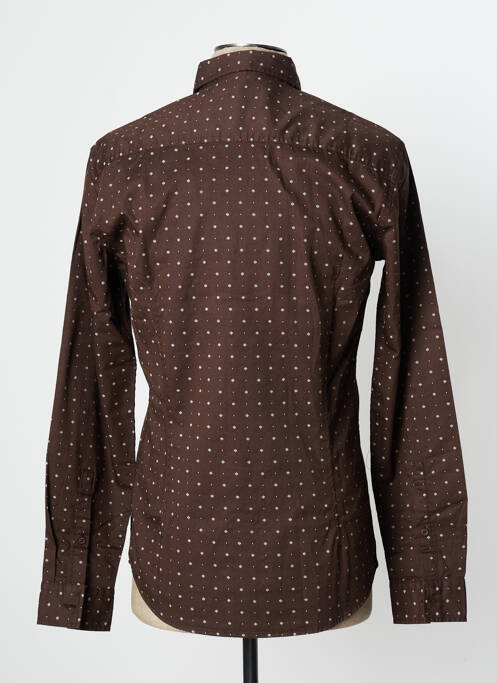 Cămașă cu mâneci lungi maro ESPRIT bărbat