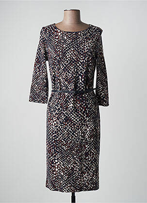 Rochie midi mâneci 3/4 mâneci 3/4 albastru OLSEN femeie