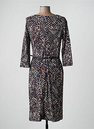 Rochie midi mâneci 3/4 mâneci 3/4 albastru OLSEN femeie