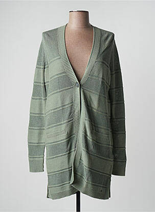 Vestă cu mâneci lungi verde OLSEN femeie