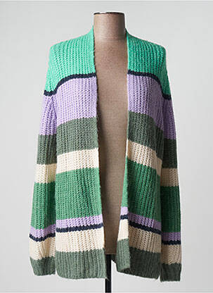 Vestă cu mâneci lungi verde OLSEN femeie