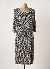Rochie midi mâneci 3/4 mâneci 3/4 negru OLSEN femme