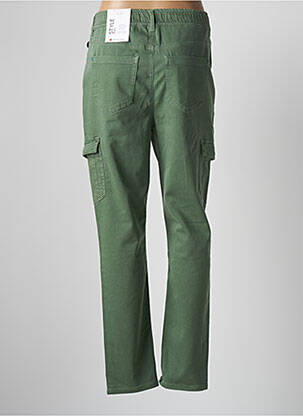 Pantalon cargo talie elastică mărime normală verde STREET ONE femeie