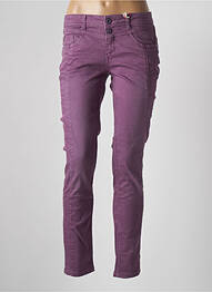 Pantalon slim talie joasă talie joasă violet STREET ONE femeie