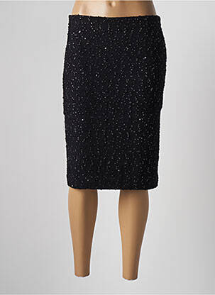 Fustă midi croială dreaptă negru OLSEN femme