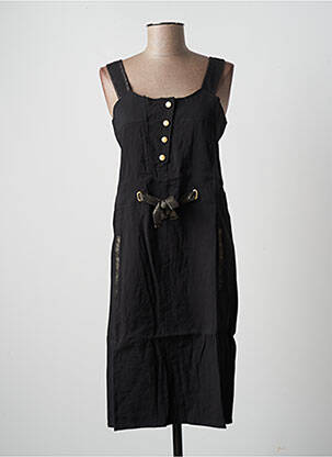 Rochie midi negru LOLA ESPELETA femeie