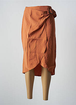 Fustă midi portocaliu LOLA ESPELETA femeie