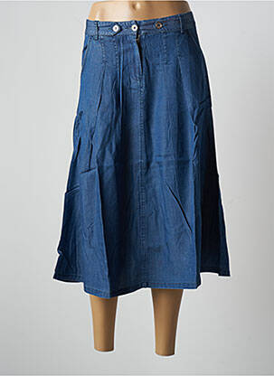 Fustă midi albastru LOLA ESPELETA femeie