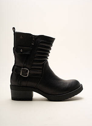 Botine/ghete material neted toc de 4 la 6 cm negru MTNG femeie