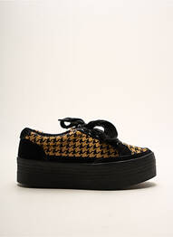 Adidași platformă toc de 4 la 6 cm negru DN.SIXTY SEVEN femeie
