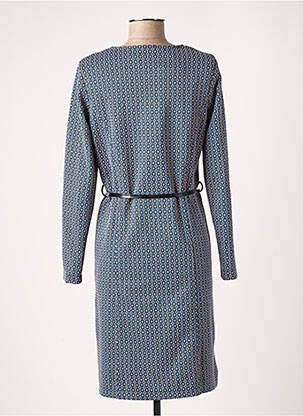 Rochie midi mâneci lungi mâneci lungi albastru DIANE LAURY femeie