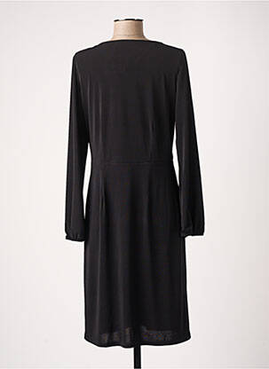 Rochie midi mâneci lungi mâneci lungi negru DIANE LAURY femeie